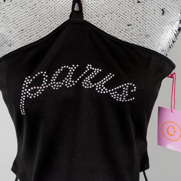 NWT - Capsule 98 Halter Cropped Top - sz 8 - Picture 3 of 5